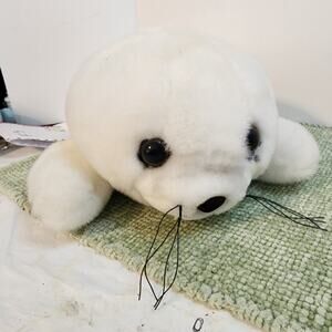 Vintage Tuppy the Seal Pup Plush 16” Tupperware Stuffed Animal Toy 1980s